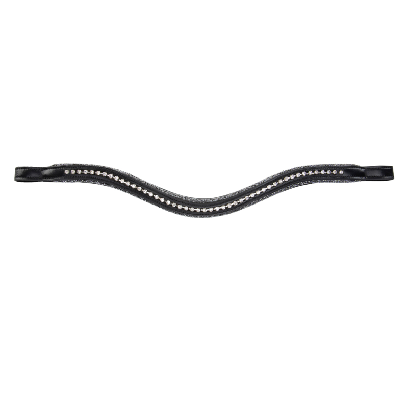 Shires Velociti RAPIDA Micro Mixed Diamante Browband - Black