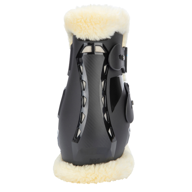 Shires ARMA Carbon Pro SupaFleece Fetlock Boots - Black-2