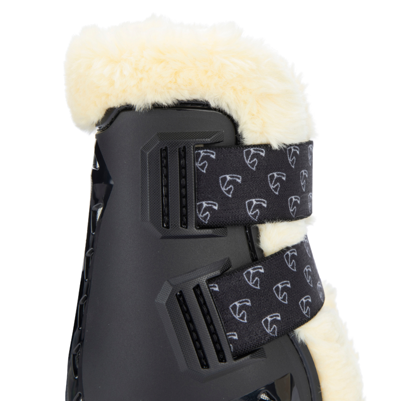 Shires ARMA Carbon Pro SupaFleece Fetlock Boots - Black-4