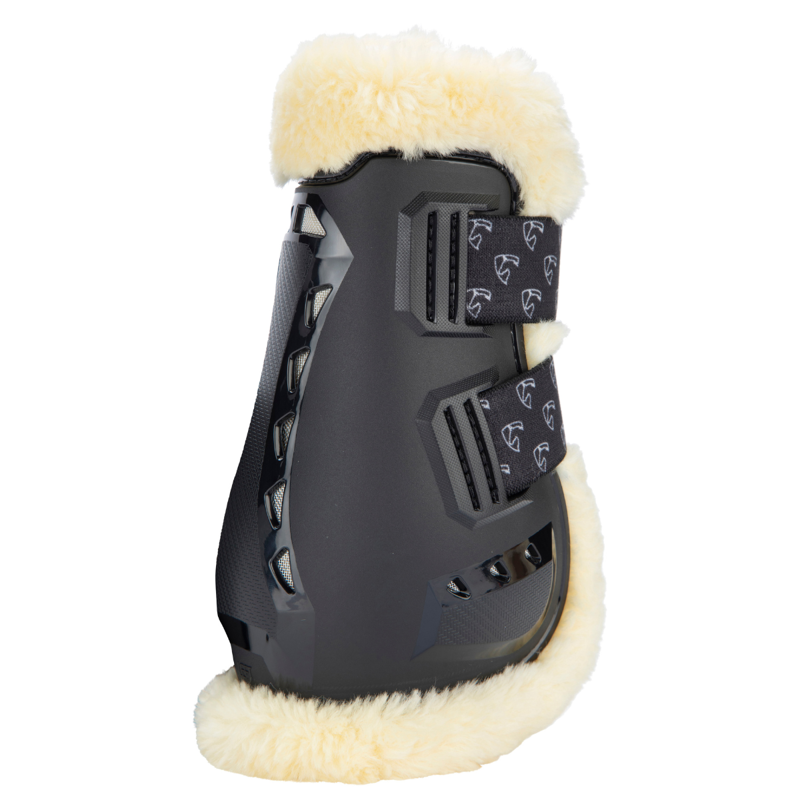 Shires ARMA Carbon Pro SupaFleece Fetlock Boots - Black-1