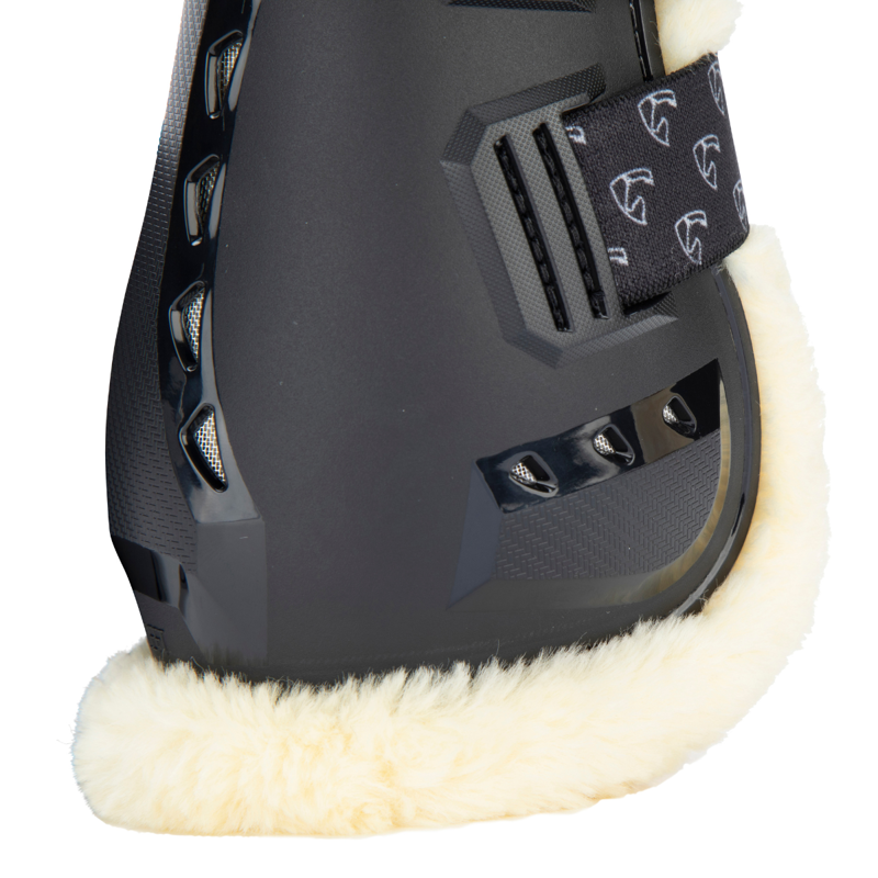 Shires ARMA Carbon Pro SupaFleece Fetlock Boots - Black-6