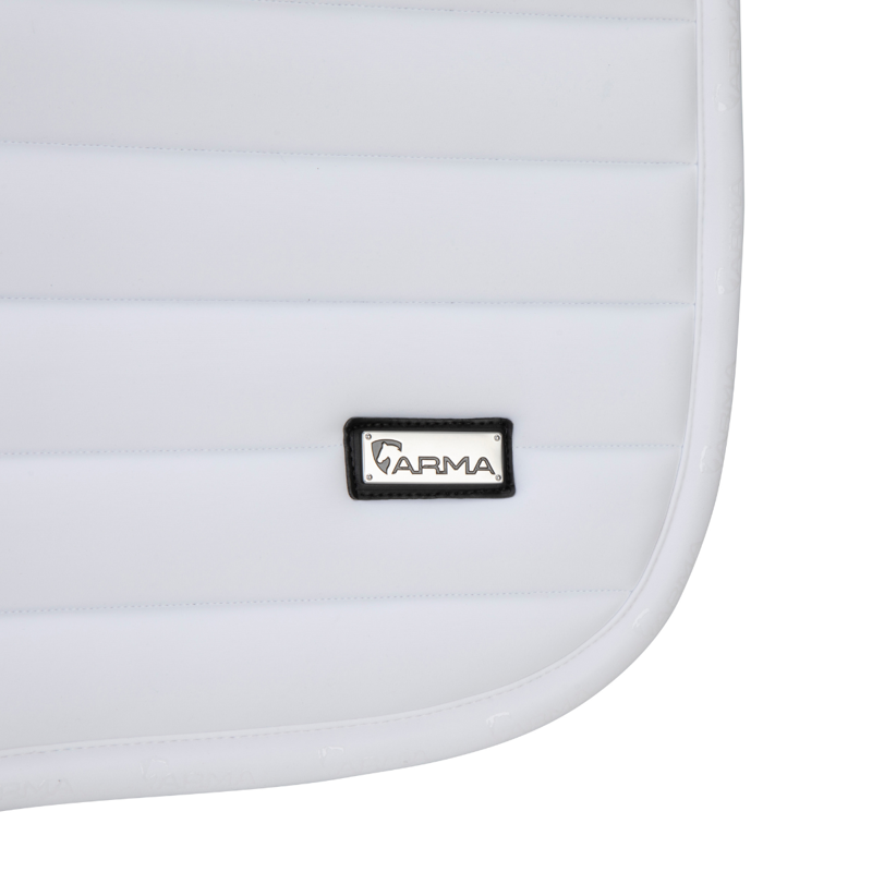Shires ARMA Elegance 2.0 Jump Saddlecloth - White-2