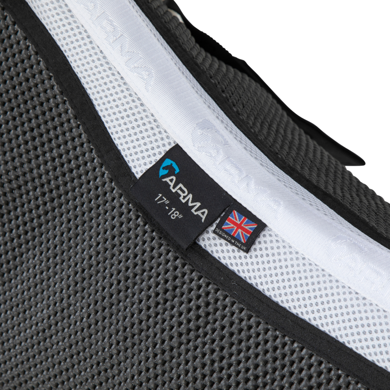 Shires ARMA Soft Grip Numnah - White-2