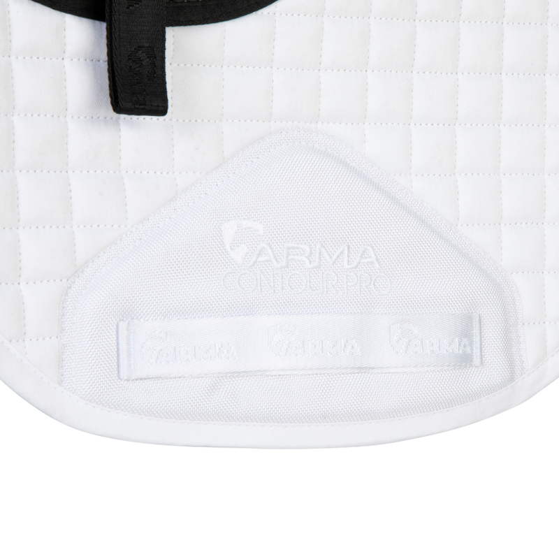 Shires ARMA Soft Grip Numnah - White-3