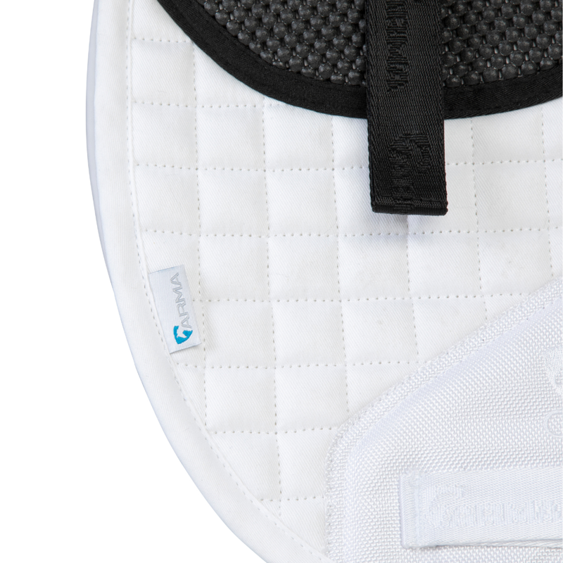 Shires ARMA Soft Grip Numnah - White-5