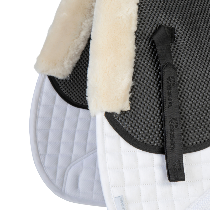 Shires ARMA Soft Grip Numnah - White-6