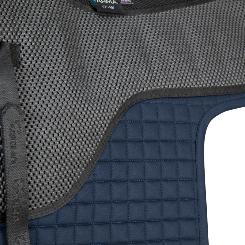 Shires ARMA Soft Grip Numnah - Navy-5