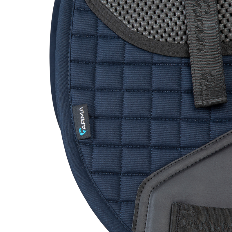 Shires ARMA Soft Grip Numnah - Navy-3