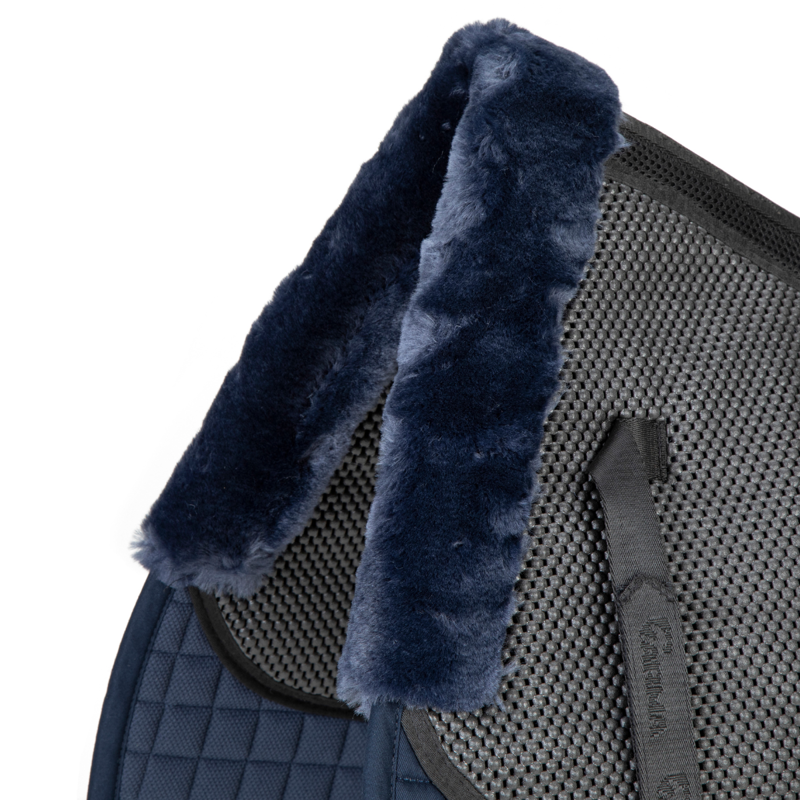 Shires ARMA Soft Grip Numnah - Navy-2