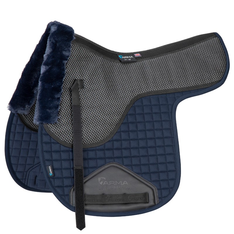 Shires ARMA Soft Grip Numnah - Navy
