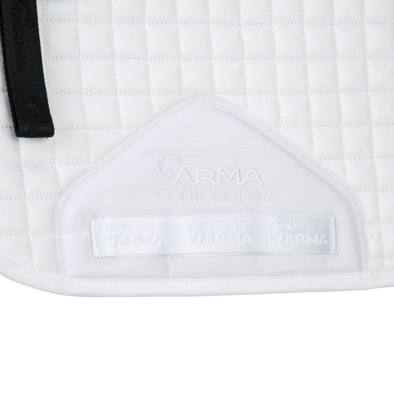 Shires ARMA Soft Grip Saddlecloth - White-4