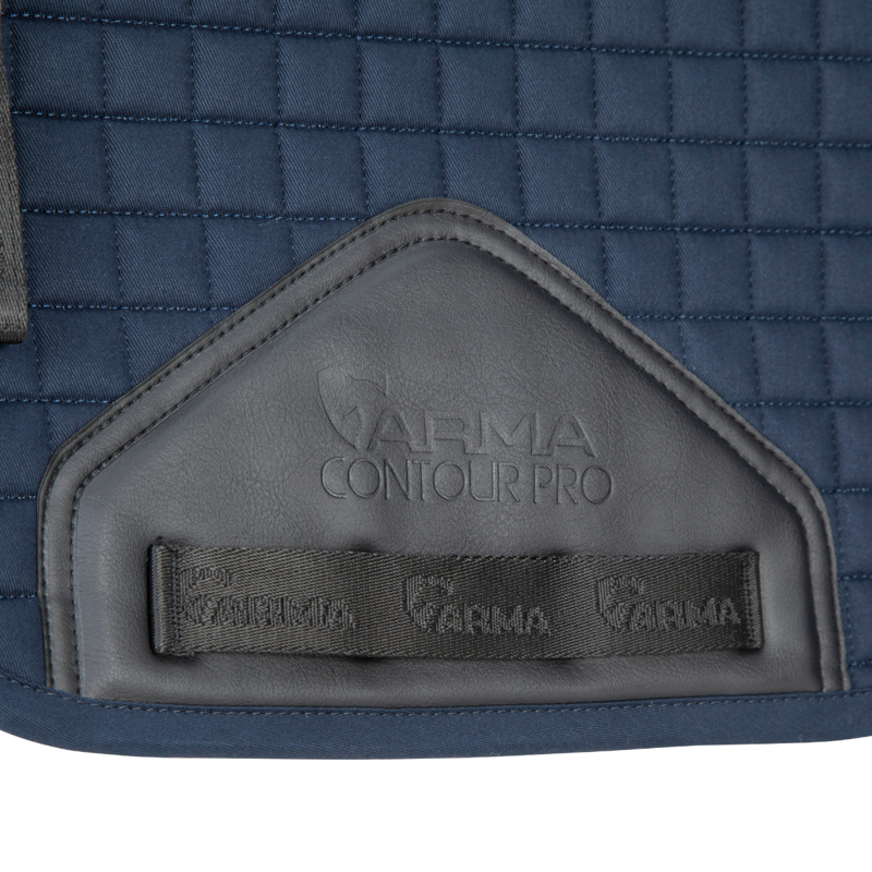 Shires ARMA Soft Grip Saddlecloth - Navy-1