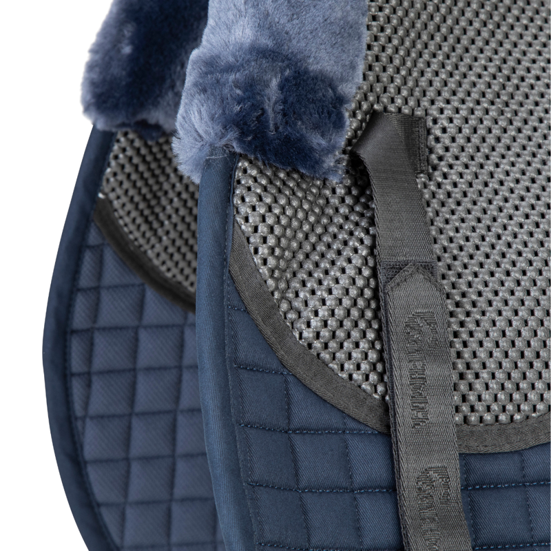 Shires ARMA Soft Grip Saddlecloth - Navy-3