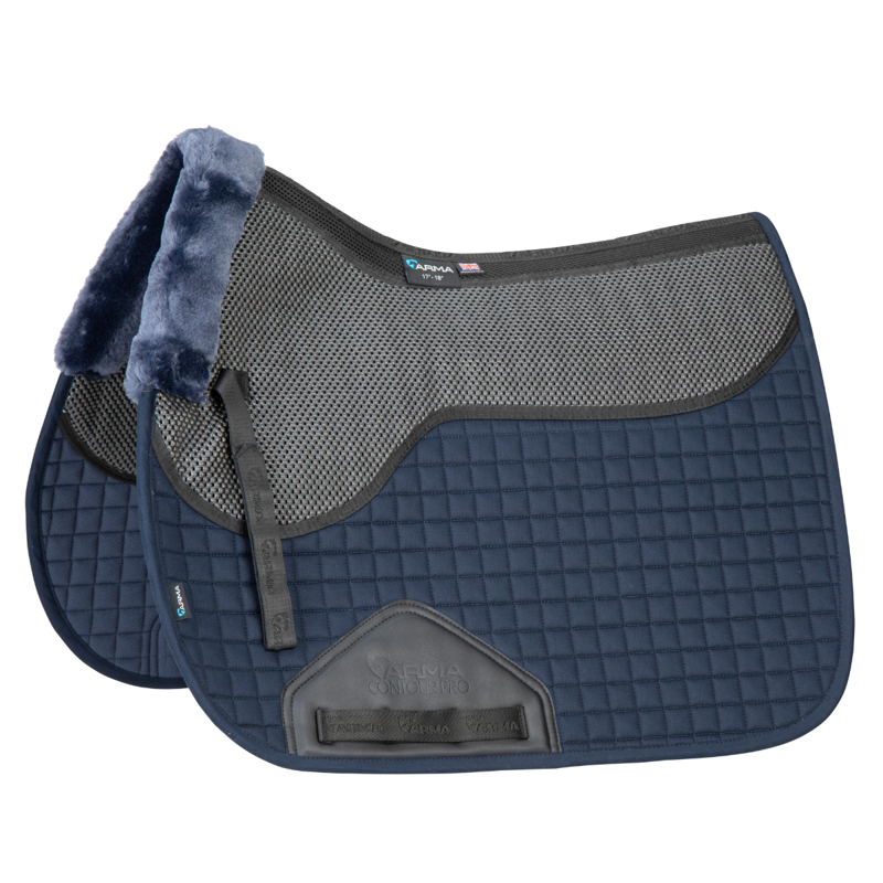 Shires ARMA Soft Grip Saddlecloth - Navy