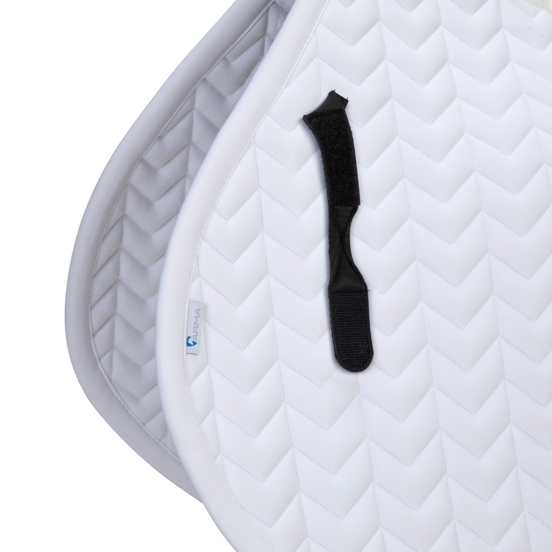 Shires ARMA Elegance 3.0 Jump Saddlecloth - White-1