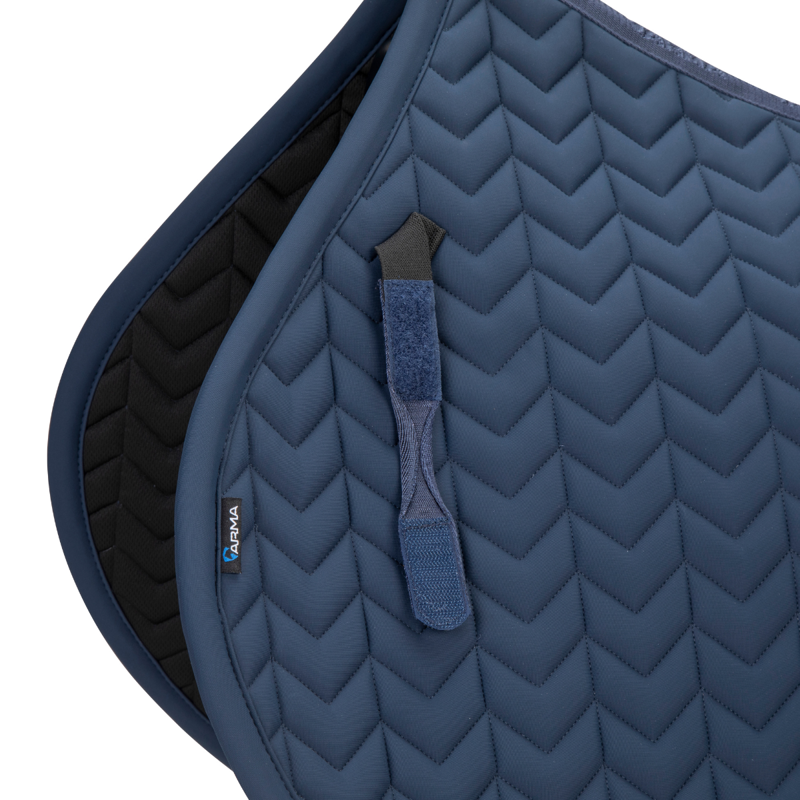 Shires ARMA Elegance 3.0 Jump Saddlecloth - Navy-4