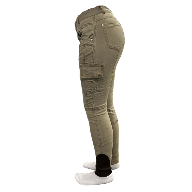 HV Polo Tasho Ladies Breeches - Denim Taupe-1