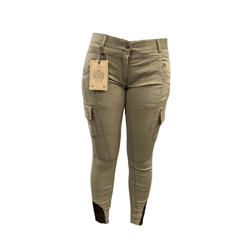 HV Polo Tasho Ladies Breeches - Denim Taupe-3