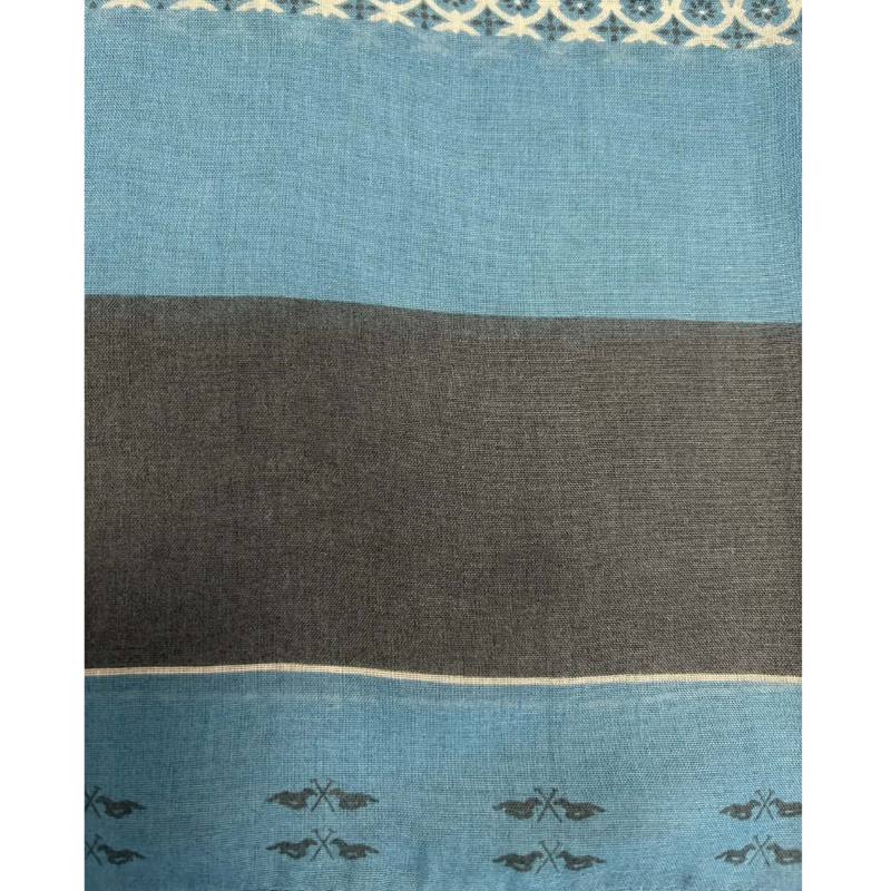 HV Polo Soviety Nevina Geometric Ladies Scarf - Lago Blue-3
