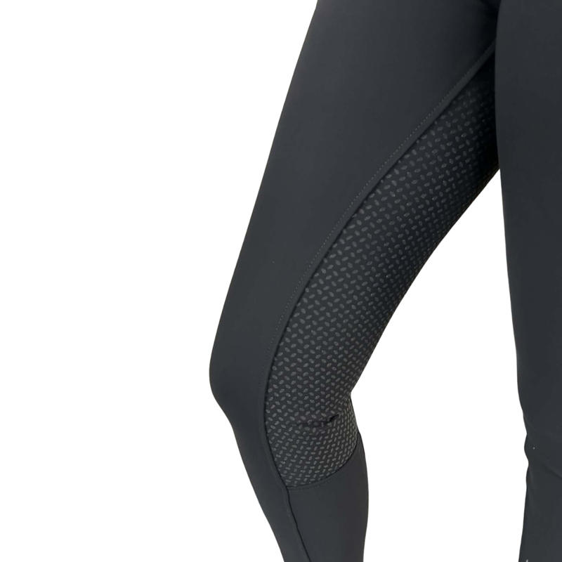 Montar Ladies Gill Back pockets with Buttons Breeches - Black-2