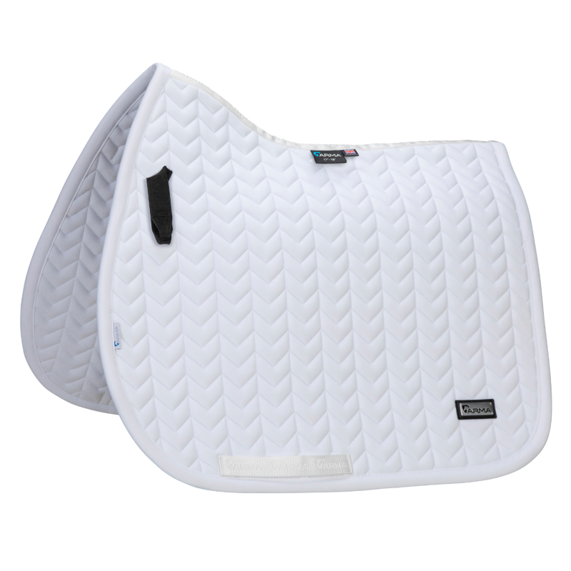 Shires ARMA Elegance 3.0 GP Saddlecloth - White