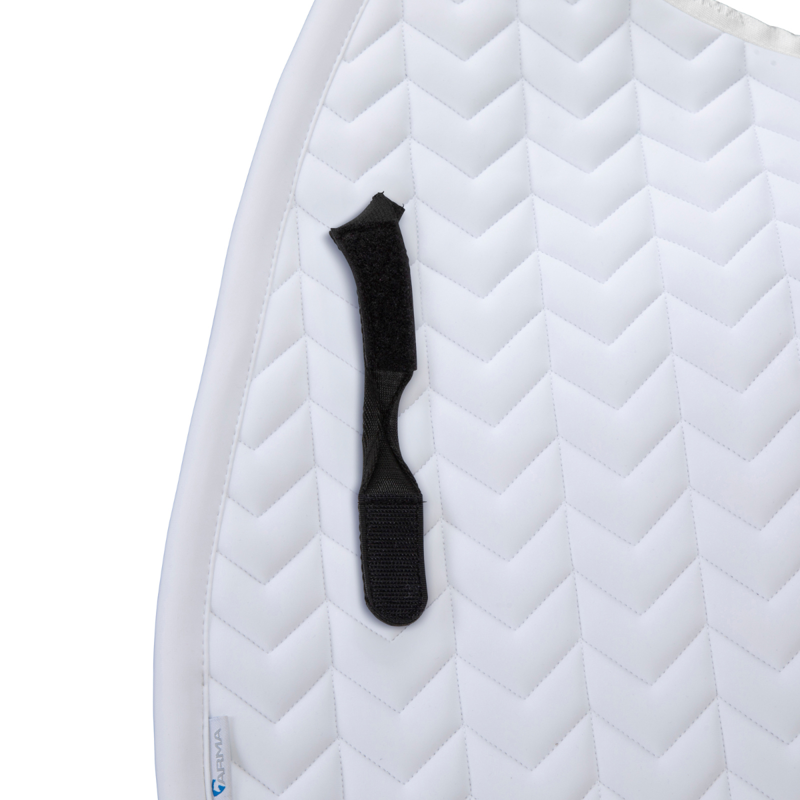 Shires ARMA Elegance 3.0 GP Saddlecloth - White-1