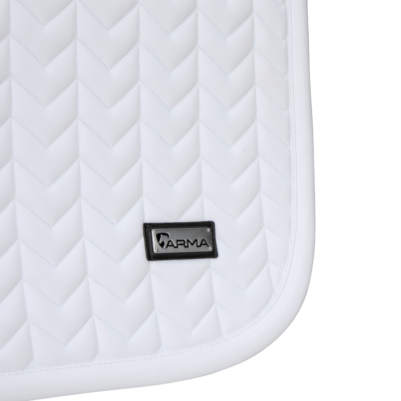 Shires ARMA Elegance 3.0 GP Saddlecloth - White-2