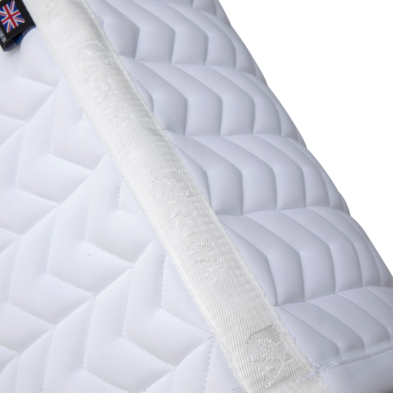 Shires ARMA Elegance 3.0 GP Saddlecloth - White-3