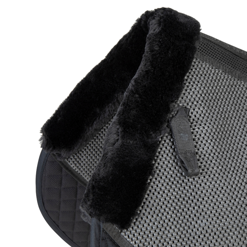 Shires ARMA Soft Grip Jump Saddlecloth - Black-3