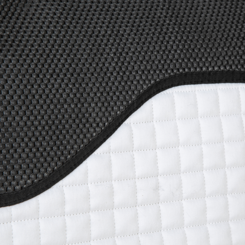 Shires ARMA Soft Grip Jump Saddlecloth - White-2