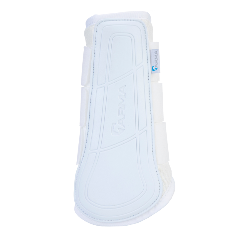 Shires ARMA NX-AIR Brushing Boots - White-4