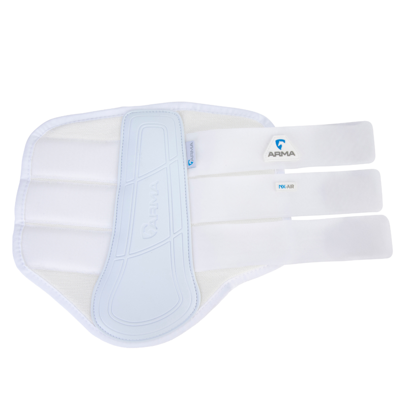 Shires ARMA NX-AIR Brushing Boots - White-1