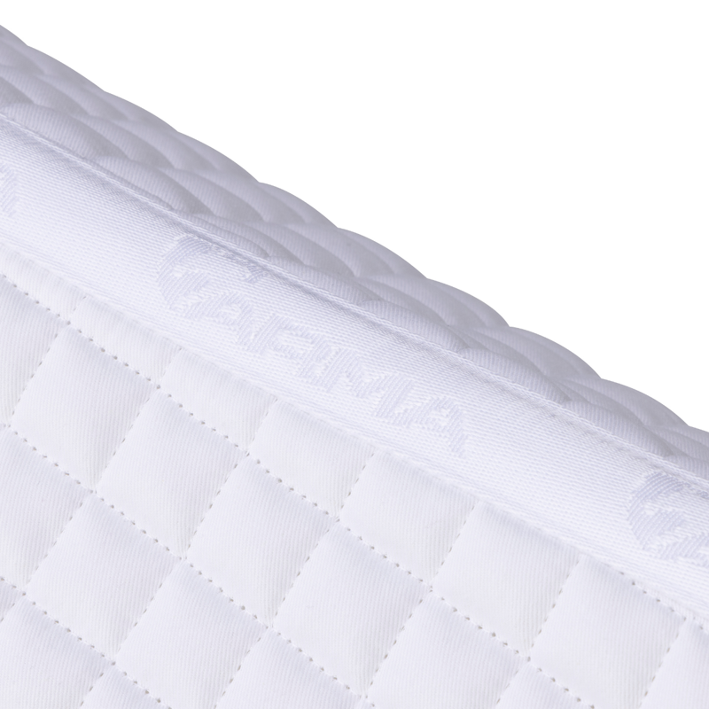 Shires ARMA Numbered Dressage Saddlecloth - White-4