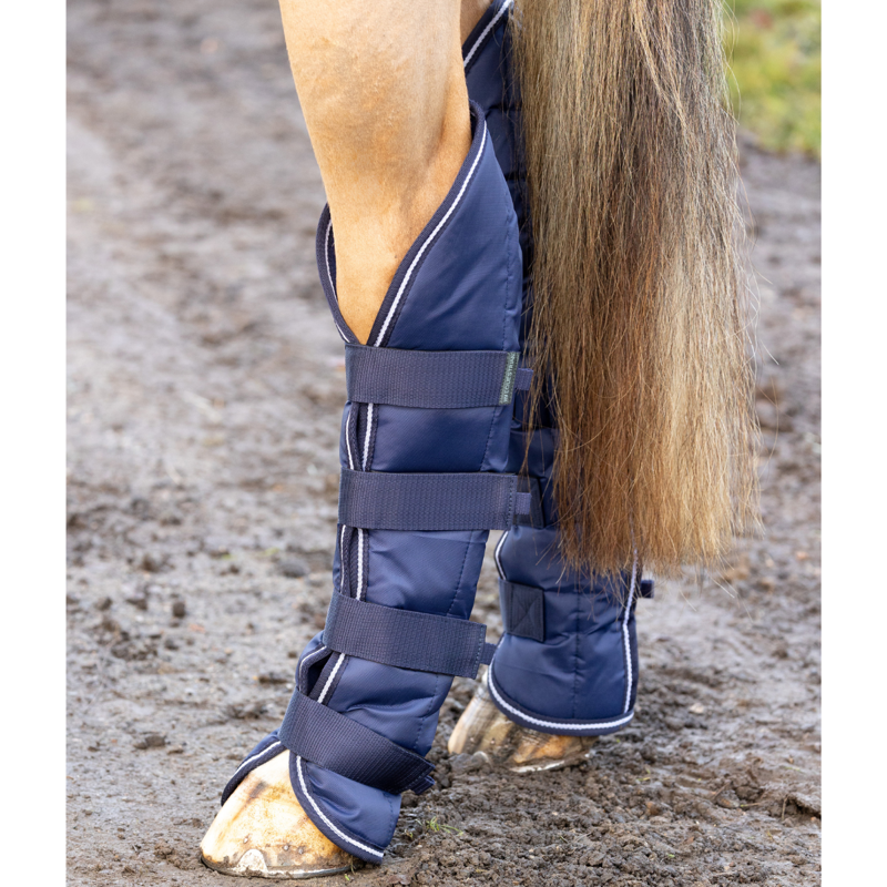 Hy Equestrian Economy Travel Boots - Navy-2