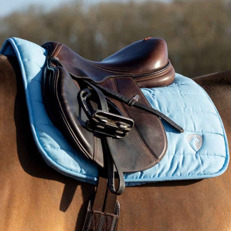 Hy Equestrian Reversible Comfort Pad - Sky Blue-1
