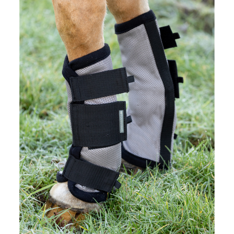 Hy Equestrian Fly Mesh Boot - Grey/Black-1