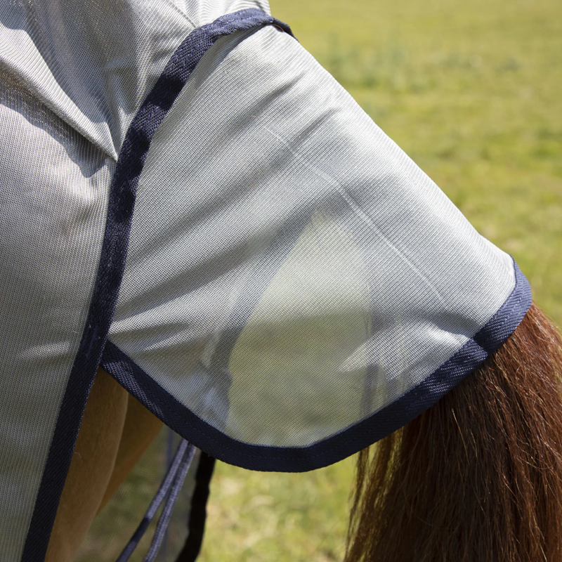Shires Bridleway Metabug Combo Fly Rug - Grey-5