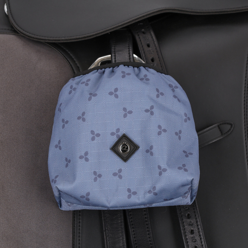 QHP Stirrup Covers Collection - Misty Blue-1