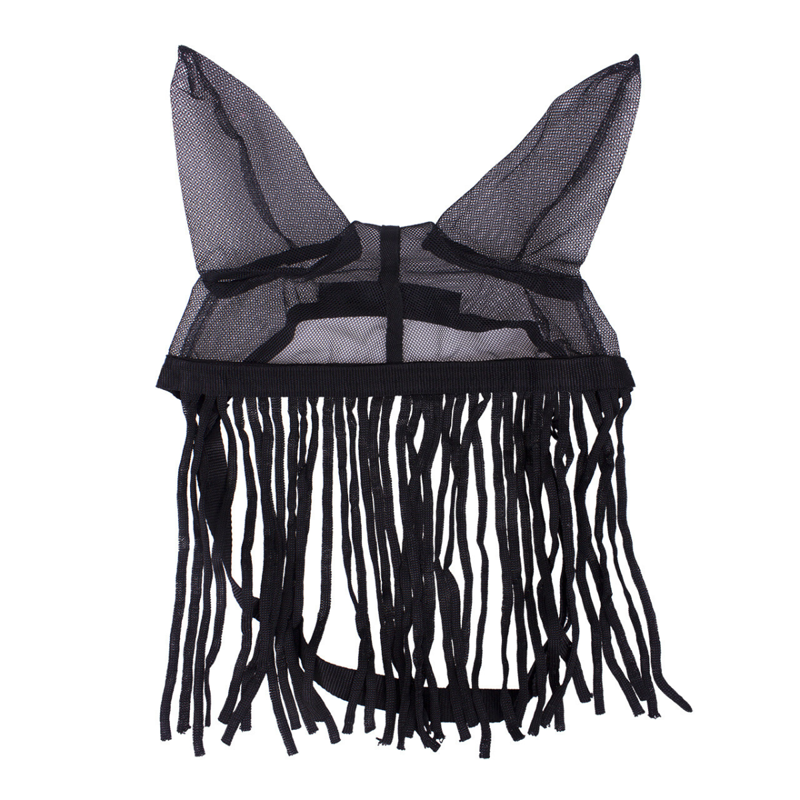 QHP Anti-Fly Fringe with Ears - Black