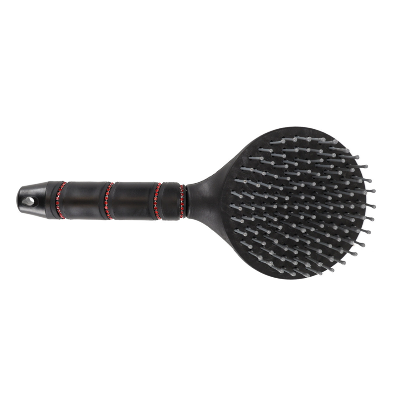QHP Oakleigh Mane and Tail Comb - Sunset Red/Black-1