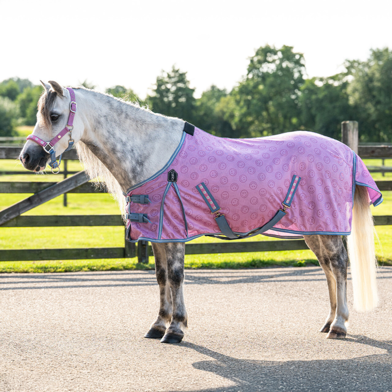 QHP Rosalynn Fly Sheet - Pink/Blue
