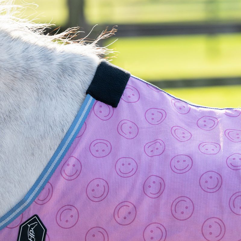 QHP Rosalynn Fly Sheet - Pink/Blue-1