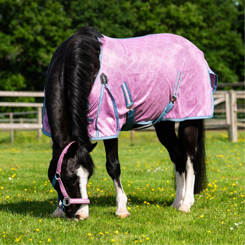 QHP Rosalynn Fly Sheet - Pink/Blue-5