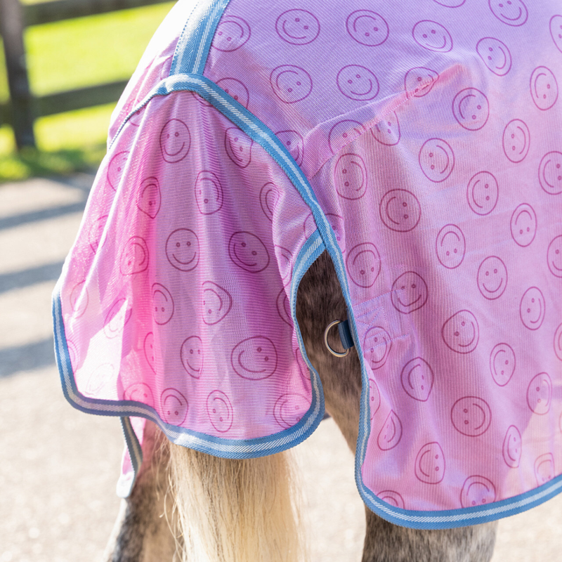 QHP Rosalynn Fly Sheet - Pink/Blue-4