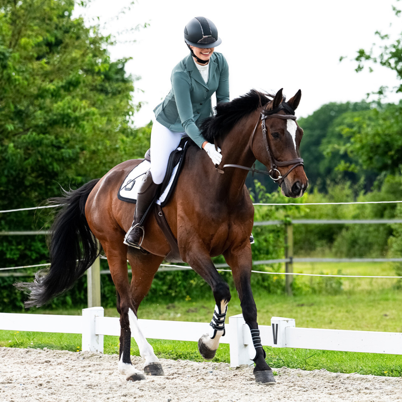 QHP Ladies Novèn Competition Jacket - Palm Green-7