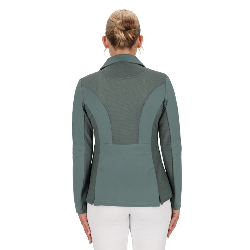 QHP Ladies Novèn Competition Jacket - Palm Green-1