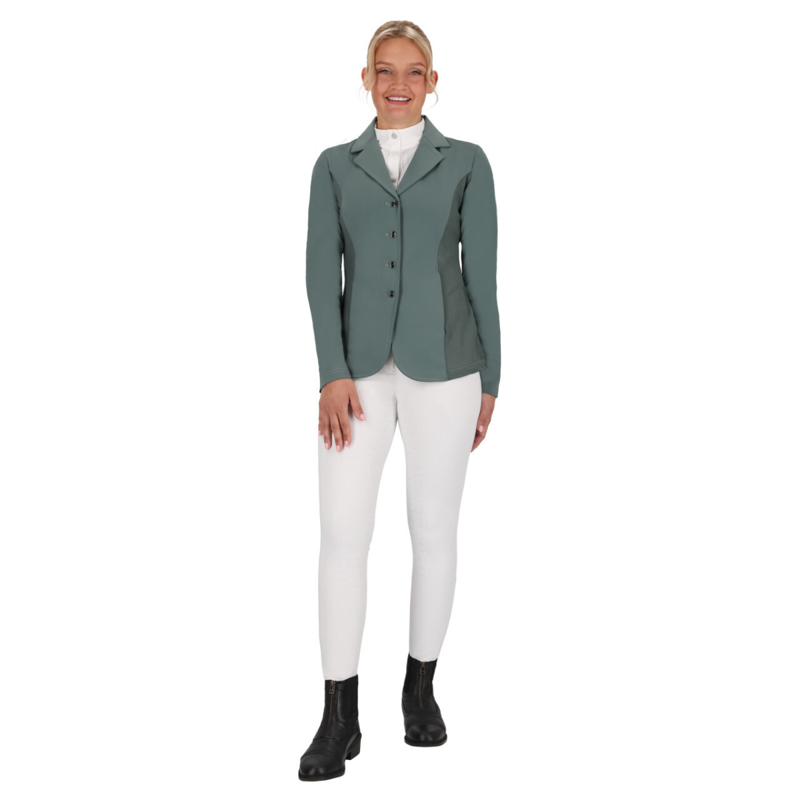QHP Ladies Novèn Competition Jacket - Palm Green-4