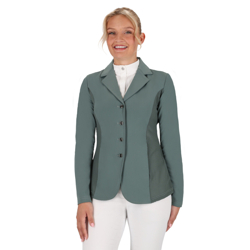 QHP Ladies Novèn Competition Jacket - Palm Green