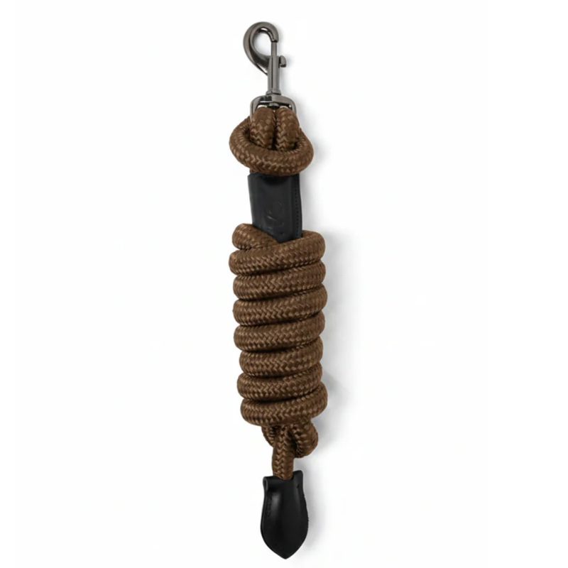 Cameo Competition Leather Leadrope - Mocha