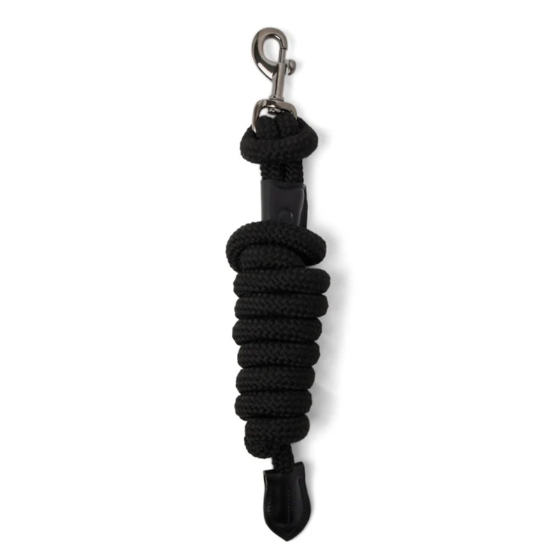Cameo Competition Leather Leadrope - Black